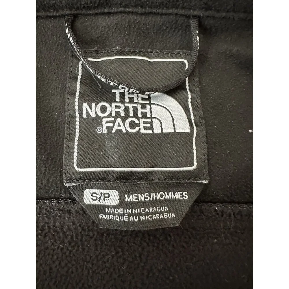 The North Face Jacket Men Small  Windwall Fleece Black Zip-Up Outdoor Hiking‎